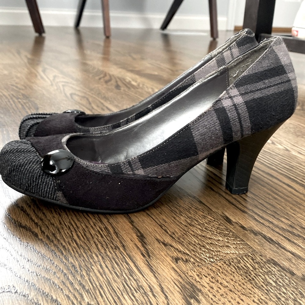 Madden girl plaid pumps
